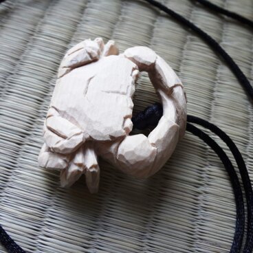 カニのアートペンダント(D)