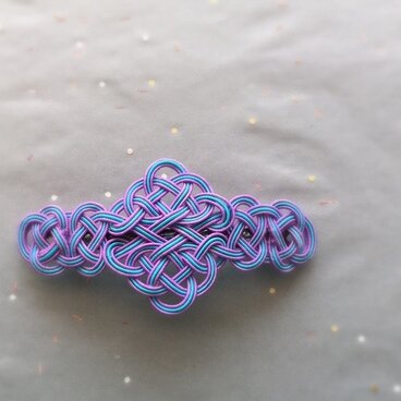 水引ヘアバレッタ*あじさい