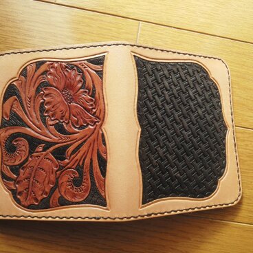 ウォレット１　フラワー&バスケット