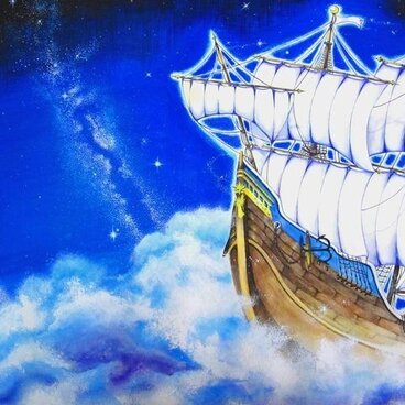 「飛来」　ポストカード２枚組