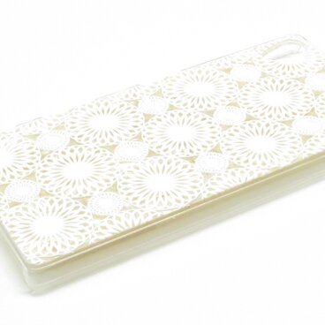 XperiaZ3／Z4／Z5ケース　天然貝仕様（クリアカバー・鞠）