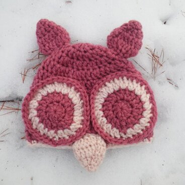 ふくろうニット帽