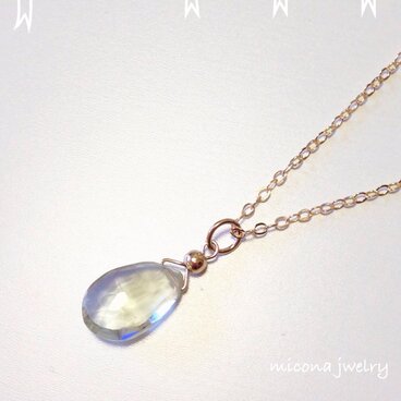 14kgf グリーンアメジストのペンダント