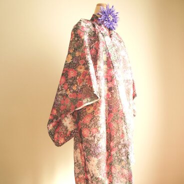 kimono D/#フラワーラッセルレース C/#PK