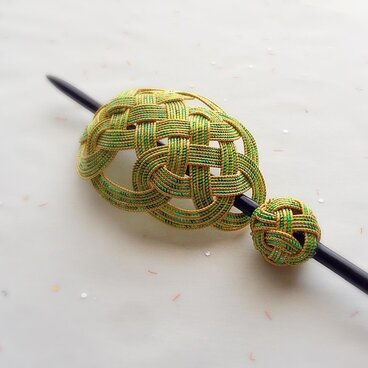 水引の中ざし飾り*灯台草