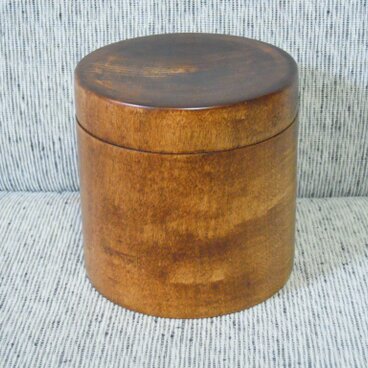 杢の綺麗なかえでのまあーるい弁当箱