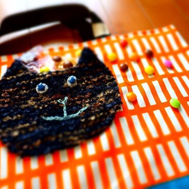 通園バッグ（クロネコ）