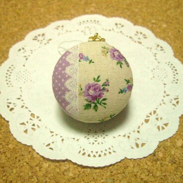 マカロン☆ソーイングセット／紫のバラ