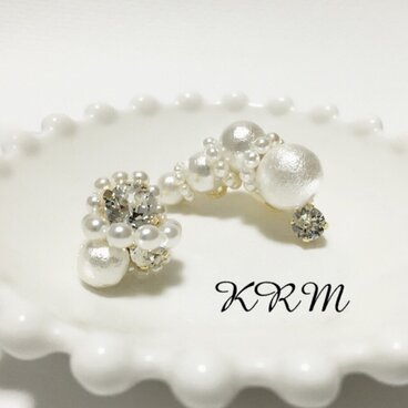 ホワイトプリンセス-イヤーカフセット-