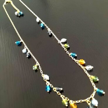 チェコビーズネックレス　その２