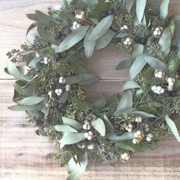 ポポラスベリーとナンキンハゼのドライリース