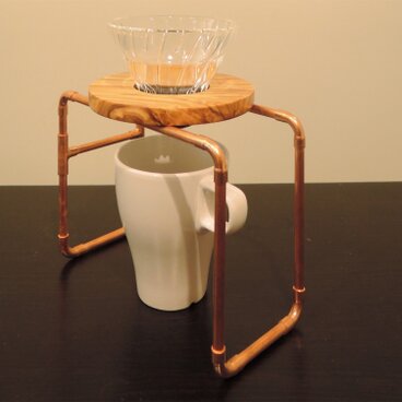 銅製ドリッパースタンド1人用(ds01-no01)