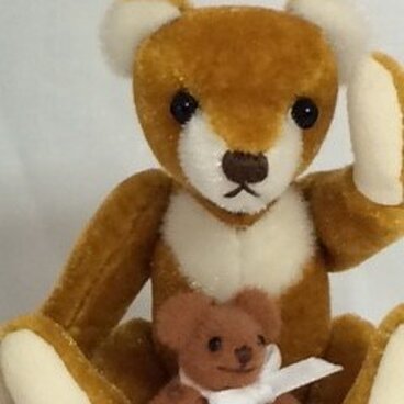 テディベアミニチュア　パパ＆キキ