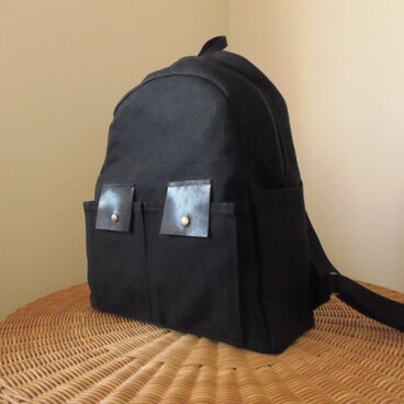 帆布のリュック『くろ』2