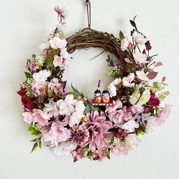 Sakura & Dahlia wreath IIV