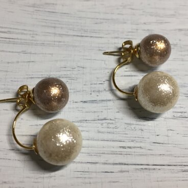 2WAYパールピアス（H16001-BP1)