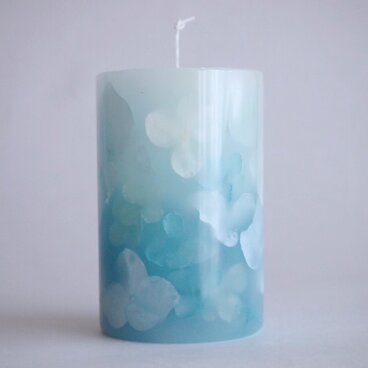 アロマボタニカルcandle*水色