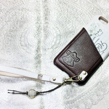 iPhone6対応「お財布ケータイ」仕様カバー『山雪』