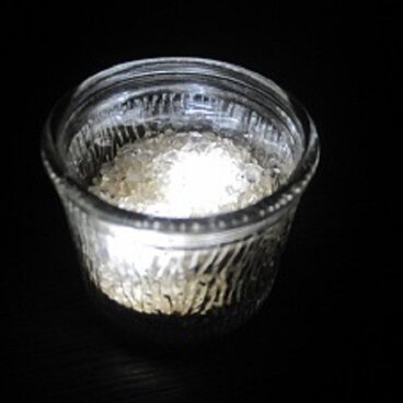 水晶ライト硝子カップ　W