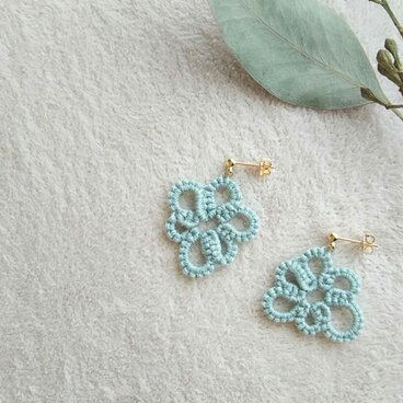 〖コハル〗ピアス　薄緑