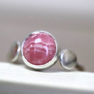 ロードクロサイトのシルバーリング