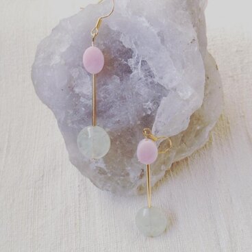 天然石noピアス◎