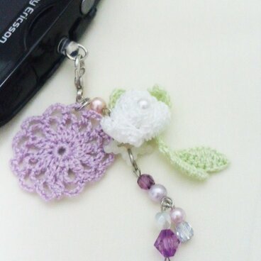 イヤホンジャック＊ホワイトローズ