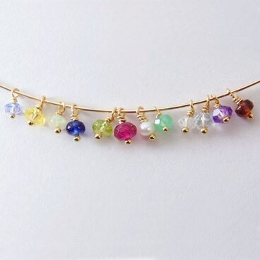 オプション誕生石チャームk14gf