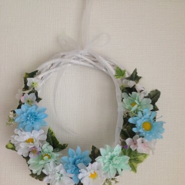 爽やか！フラワーリース