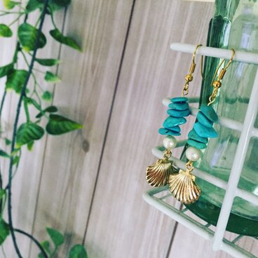 ターコイズ×マットパール×シェル