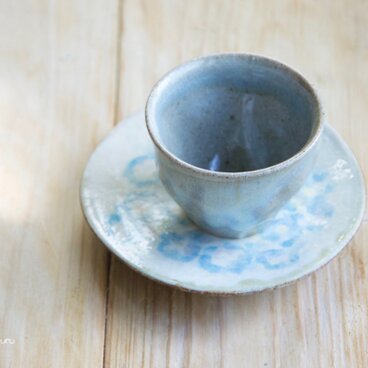 花のうつわ　紫陽花