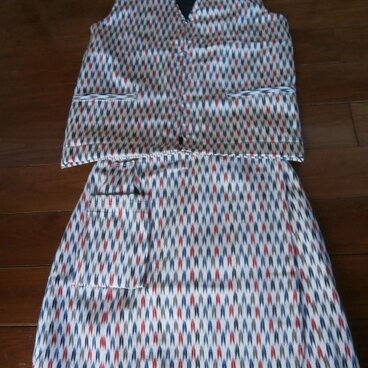 アンティーク着物リメイク　ベスト