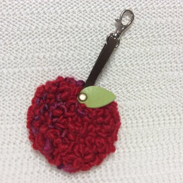 りんごのキーホルダー