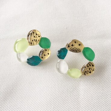 pierce▶︎カラフル輪っか