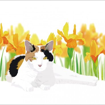 093 東大の三毛 A4プリント