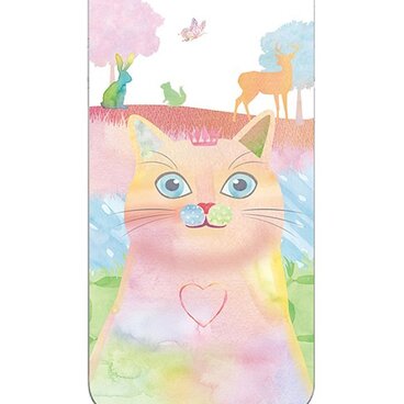 【猫と森の動物たち】スマートフォンケース側面あり