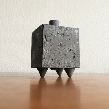 お香立て スクエア型 黒