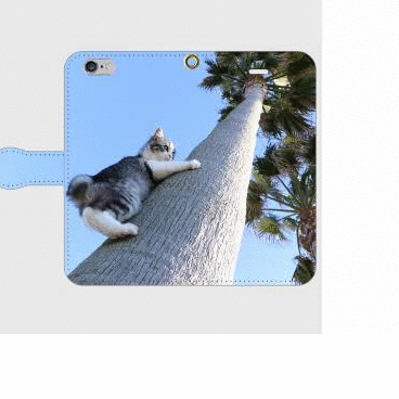 あまりん手帳型スマホケース【木登りが好き♪】＊受注製作＊iPhone Galaxy Xperia ARROWS AQUOS