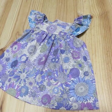 **リバティdeサマーフリルブラウス**S80