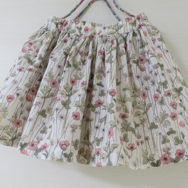 **リバティdeふんわりギャザースカート**J80