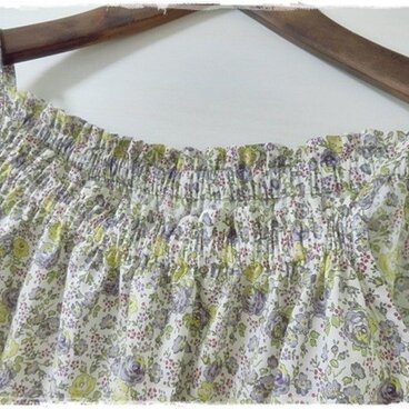 **リバティ**フェリシテ☆ギャザーキャミソールM**