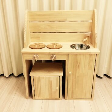 木製おままごとナチュラルキッチン