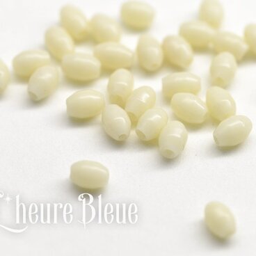 仏ヴィンテージ ライス型ミルク6mm 30個セット B105094_060