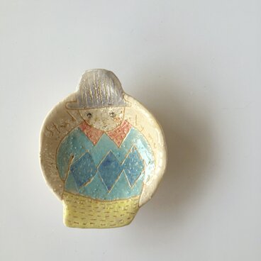 肖像画の豆皿(2)