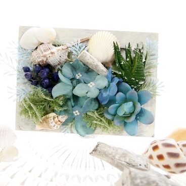 海辺がお部屋にやって来るフレームアレンジ・ブルー2