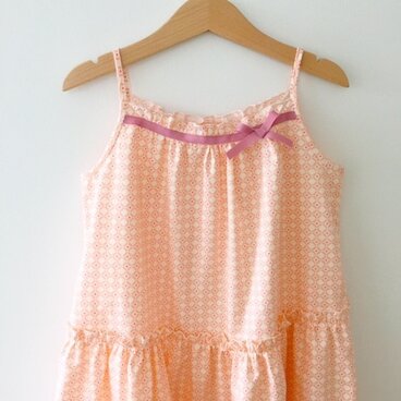 [ 受注生産 ]サンドレス　110〜130 イエローグリーン