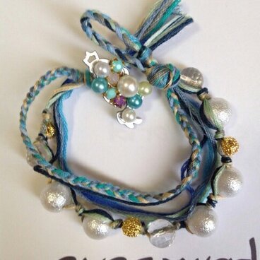 海色糸のブレスレット