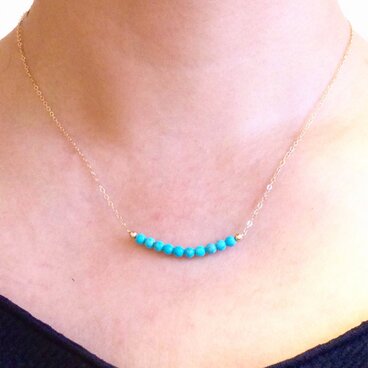 14kgf ターコイズネックレス