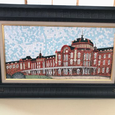 タイルモザイクの東京駅！