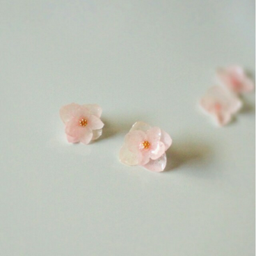 アジサイ 【ピアス】ピンク